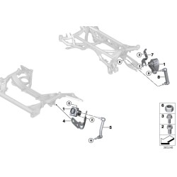 Tige de régulation de niveau de phare avant - Pièce d'origine BMW 37142283867
