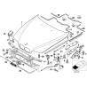 Câble de déverrouillage du capot avant - Pièce d'origine BMW 51238176595 Câble de déverrouillage du capot avant - Pièce d'origine BMW 51238176595