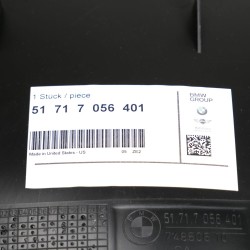 Cache d'accès au phare de l'arche de roue avant gauche - Pièce d'origine BMW 51717056401