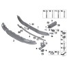 Élément de déformation inférieur avant droit O/S - Pièce d'origine BMW 51118054314 Élément de déformation inférieur avant droit O/S - Pièce d'origine BMW 51118054314