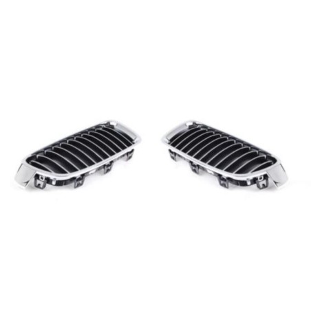Grille de rein avant de ligne de luxe gauche + droite - Pièce d'origine BMW 51137263482/51137263481