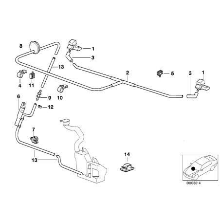 Joint d'étanchéité principal avant du vilebrequin - Pièce d'origine BMW 61668364444 Joint d'étanchéité principal avant du vilebrequin - Pièce d'origine BMW 61668364444