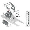 Insert de tapis avant pour console centrale RHD - Pièce d'origine BMW 51169284351 Insert de tapis avant pour console centrale RHD - Pièce d'origine BMW 51169284351
