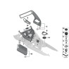 Insert de tapis avant pour console centrale RHD - Pièce d'origine BMW 51169284351 Insert de tapis avant pour console centrale RHD - Pièce d'origine BMW 51169284351