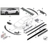 Ensemble de grilles de calandre avant M Performance - Pièce d'origine BMW 51712352811/51712352812 Ensemble de grilles de calandre avant M Performance - Pièce d'origine BMW 51712352811/51712352812
