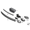 Pare-chocs avant M Sport avec grille de phare antibrouillard côté droit - Pièce d'origine BMW 51118047344 Pare-chocs avant M Sport avec grille de phare antibrouillard côté droit - Pièce d'origine BMW 51118047344