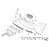 Grille centrale inférieure du pare-chocs avant M Sport - Pièce d'origine BMW 51113414307 Grille centrale inférieure du pare-chocs avant M Sport - Pièce d'origine BMW 51113414307