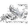 Becquet avant M Sport inférieur de pare-chocs avec grille droite côté passager - Pièce d'origine BMW 51118068126/51118055870 Becquet avant M Sport inférieur de pare-chocs avec grille droite côté passager - Pièce d'origine BMW 51118068126/51118055870