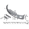 Kit de couverture de remorquage avant M Sport - Pièce d'origine BMW 51118050697 Kit de couverture de remorquage avant M Sport - Pièce d'origine BMW 51118050697