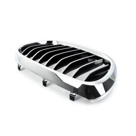 Pièce d'origine BMW 51138065540/51138065539 - Ensemble de grille de calandre avant M Sport en chrome, côté gauche et côté droit.