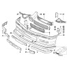 Pare-chocs avant M-Technic Moulure inférieure droite - Pièce d'origine BMW 51712250642 Pare-chocs avant M-Technic Moulure inférieure droite - Pièce d'origine BMW 51712250642