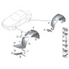 Cache inférieur de l'aile avant gauche - Pièce d'origine BMW 51777191029 Cache inférieur de l'aile avant gauche - Pièce d'origine BMW 51777191029