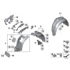 Cache inférieur de roue avant gauche - Pièce d'origine BMW 51717290159 Cache inférieur de roue avant gauche - Pièce d'origine BMW 51717290159
