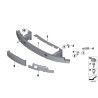 Support de pare-chocs avant droit - Pièce d'origine BMW 51117008830 Support de pare-chocs avant droit - Pièce d'origine BMW 51117008830
