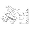 Support de pare-chocs avant droit - Pièce d'origine BMW 51117165180 Support de pare-chocs avant droit - Pièce d'origine BMW 51117165180
