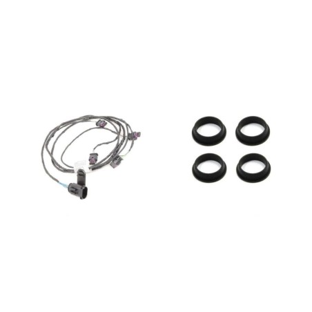 Faisceau de câblage avant du PDC avec 4x joints d'étanchéité du PDC - Pièce d'origine BMW 4x66206923000/61129326026