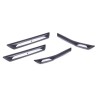 Ensemble complet de bandes de seuil de porte M Sport avant et arrière - Pièce d'origine BMW 51478054233.