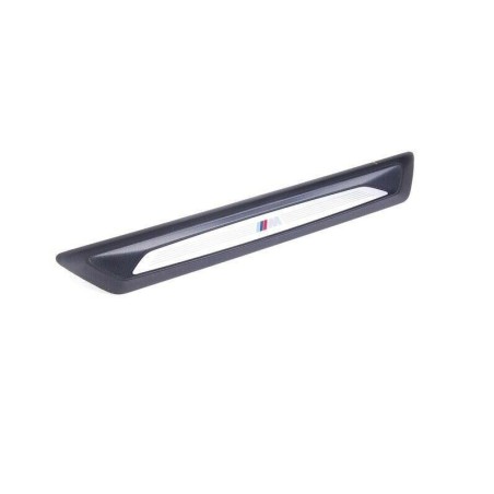 Ensemble complet de bandes de seuil de porte M Sport avant et arrière - Pièce d'origine BMW 51478054233.