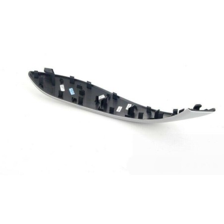 Garniture de poignée d'ouverture de porte avant droite en aluminium brossé - Pièce d'origine BMW 51417260082