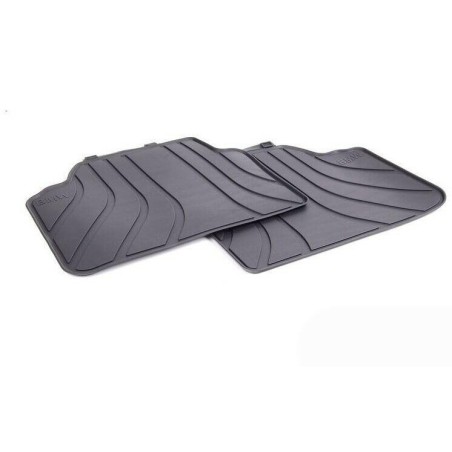 Tapis de sol en caoutchouc avant toutes saisons - Ensemble pour conduite à gauche - Pièce d'origine BMW 51472311024/51472336599