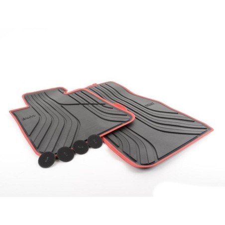Tapis de sol en caoutchouc avant noir - Pièce d'origine BMW 51472219794