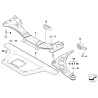 Renfort de berceau avant - Pièce d'origine BMW 51718260810 Renfort de berceau avant - Pièce d'origine BMW 51718260810