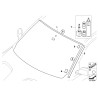 Cache de joint supérieur de pare-brise avant - Pièce d'origine BMW 51313415508 Cache de joint supérieur de pare-brise avant - Pièce d'origine BMW 51313415508