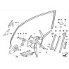 Moulure de guidage de fenêtre avant gauche - Pièce d'origine BMW 51328146247 Moulure de guidage de fenêtre avant gauche - Pièce d'origine BMW 51328146247