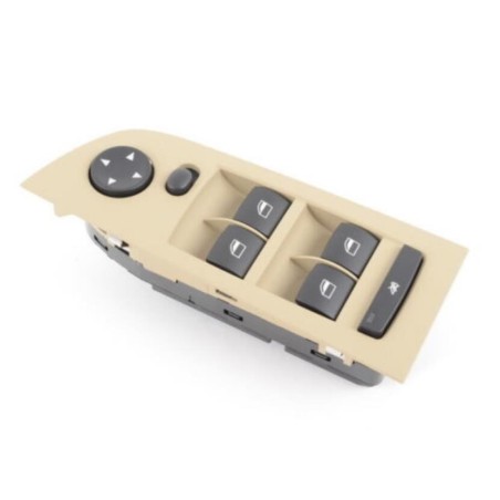 Assemblage de lève-vitre avant avec interrupteur LHD beige - Pièce d'origine BMW 61319217331