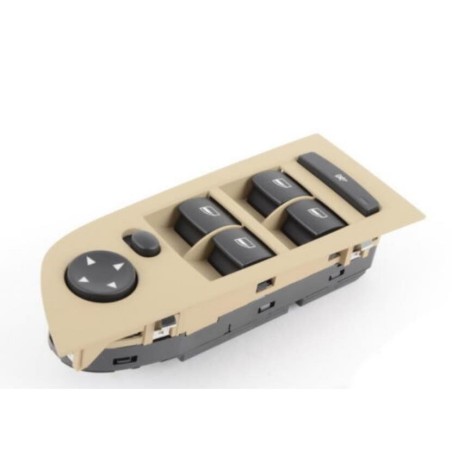 Assemblage de lève-vitre avant avec interrupteur LHD beige - Pièce d'origine BMW 61319217331