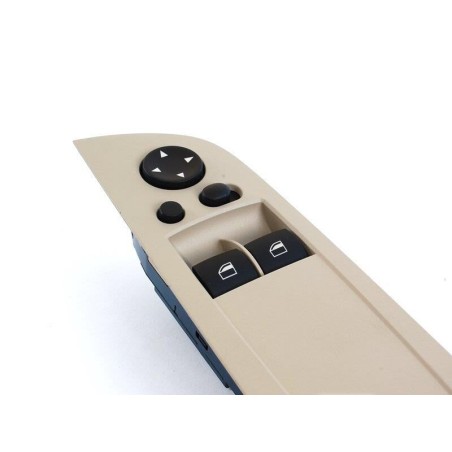 Assemblage de lève-vitre avant avec interrupteur LHD beige - Pièce d'origine BMW 61319217352