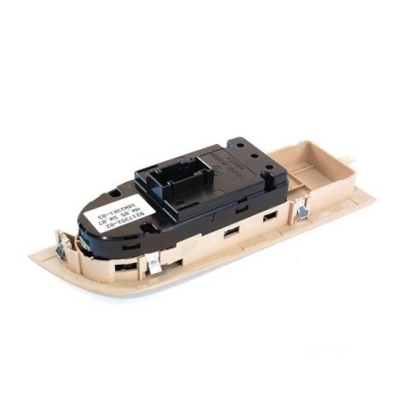 Assemblage de lève-vitre avant avec interrupteur LHD beige - Pièce d'origine BMW 61319217352