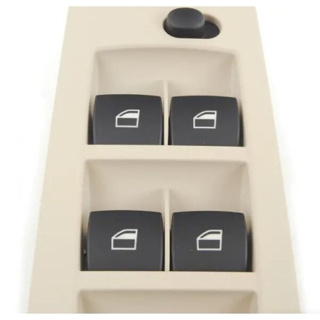 Assemblage de lève-vitre avant avec interrupteur LHD beige - Pièce d'origine BMW 61319217364