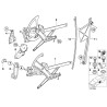 Moteur de lève-vitre avant gauche - Pièce d'origine BMW 67628401791 Moteur de lève-vitre avant gauche - Pièce d'origine BMW 67628401791