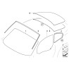 Couverture d'étanchéité du pare-brise avant - Pièce d'origine BMW 51317017021 Couverture d'étanchéité du pare-brise avant - Pièce d'origine BMW 51317017021