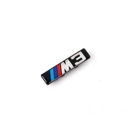 Grille d'aile avant avec emblème M3 et plaque de support - Pièce d'origine BMW 72127900605 Grille d'aile avant avec emblème M3 et plaque de support - Pièce d'origine BMW 72127900605