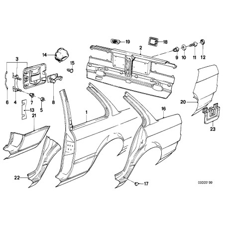 Bouchon en caoutchouc pour col de remplissage de carburant - Pièce d'origine BMW 51711884358