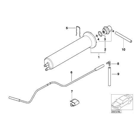 Régulateur de pression de carburant - Pièce d'origine BMW 13531436110