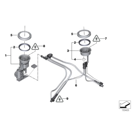 Pompe à carburant - Pièce d'origine / BMW