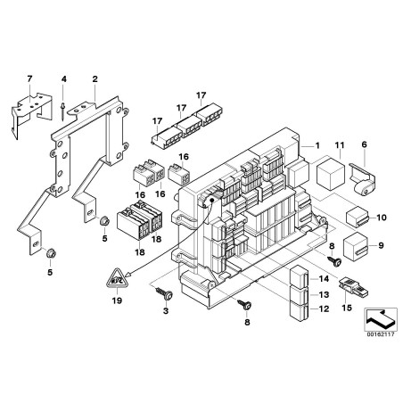 Boîte à fusibles - Pièce d'origine BMW 61146978270