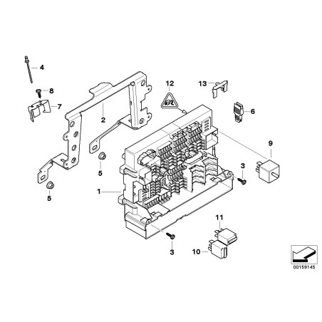 Boîte à fusibles - Pièce d'origine BMW 61149119445