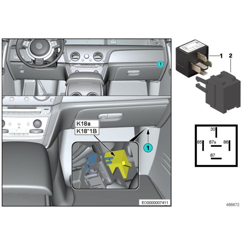 Porte-fusible - Pièce d'origine BMW 61131389113