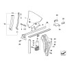 Joint gauche - Pièce d'origine BMW 51368135365 Joint gauche - Pièce d'origine BMW 51368135365