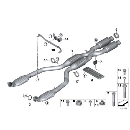 Joint d'étanchéité - Pièce d'origine BMW 11627830668