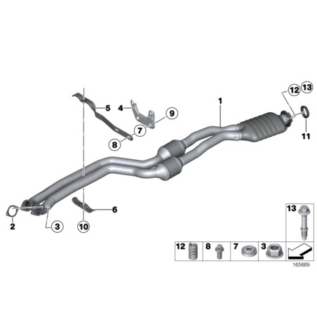 Joint d'étanchéité - Pièce d'origine BMW 18117553130