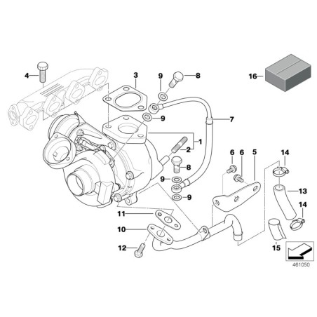 Joint en acier - Pièce d'origine BMW 11627795266