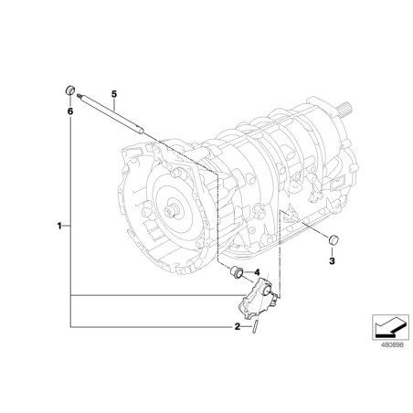 Interrupteur de position de vitesse - Pièce d'origine BMW 24357532668