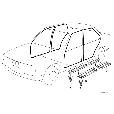 - Pièce d'origine BMW 51728137772 - Pièce d'origine BMW 51728137772