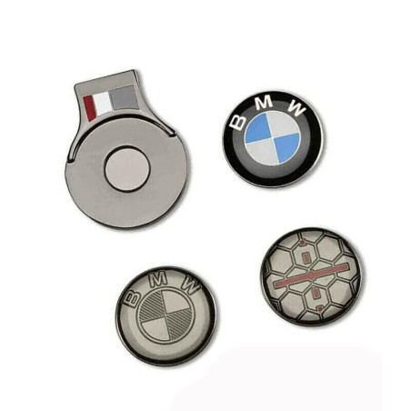 Ensemble de marqueurs de balle de golf Sport avec clip de capuchon magnétique - Pièce d'origine BMW 80282460958 Ensemble de marqueurs de balle de golf Sport avec clip de capuchon magnétique - Pièce d'origine BMW 80282460958