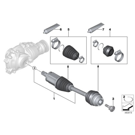Graisse 'One Lube Improved' - Pièce d'origine BMW 83232179708